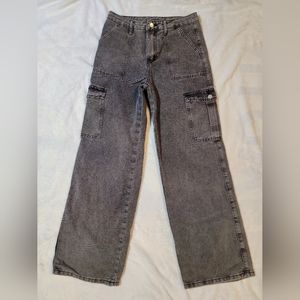 New SHEIN HIGH WAIST WIDE LEG JEANS